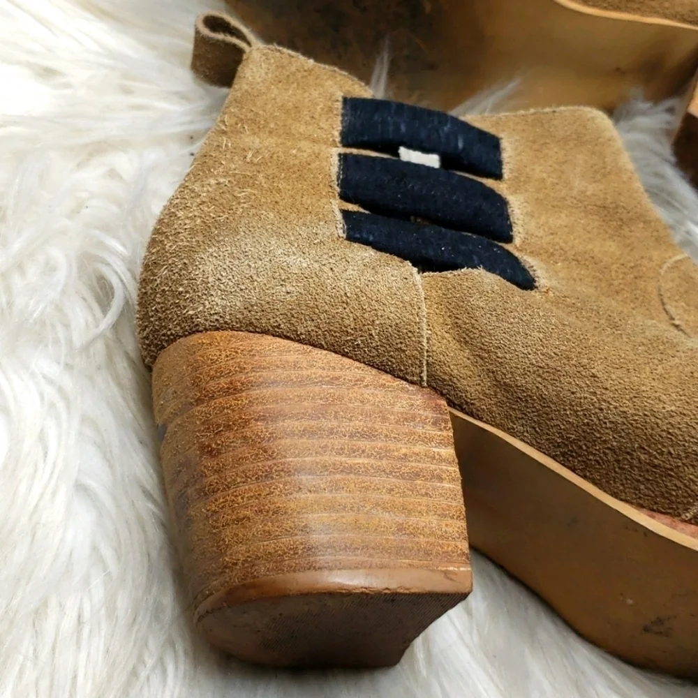 Cynthia Vincent Brown Ankle Boots US 8